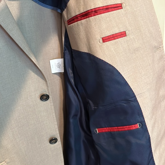 Men’s Cremieux Classics Tan Blazer, Size L - Picture 6 of 7